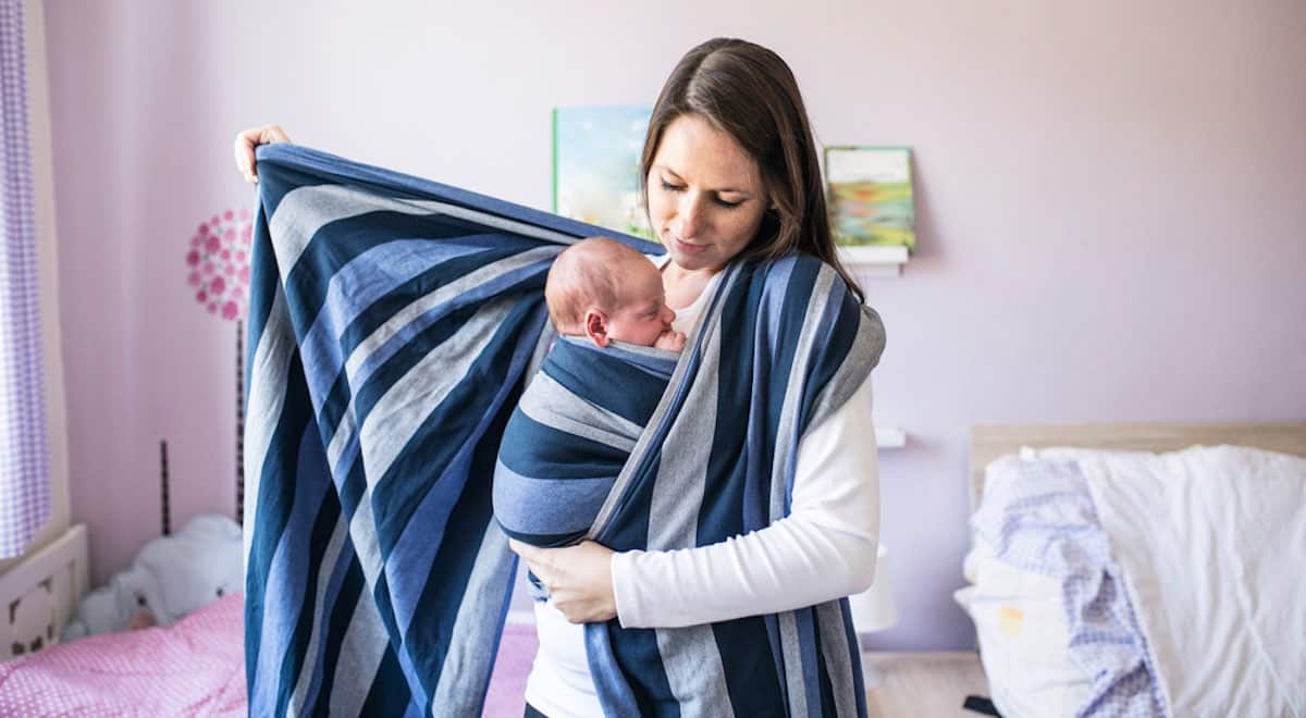 Buigen Onderhoudbaar Reserve Draagdoek knopen? • Stap voor stap de baby in de draagdoek